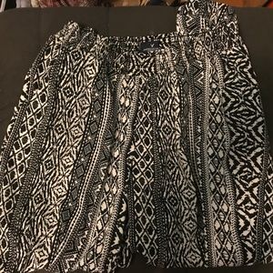 tribe patterned joggers